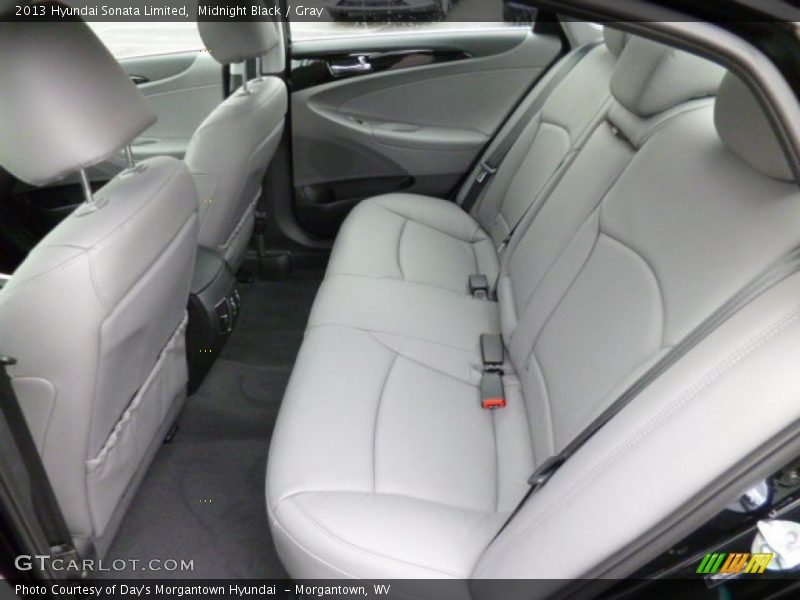 Midnight Black / Gray 2013 Hyundai Sonata Limited