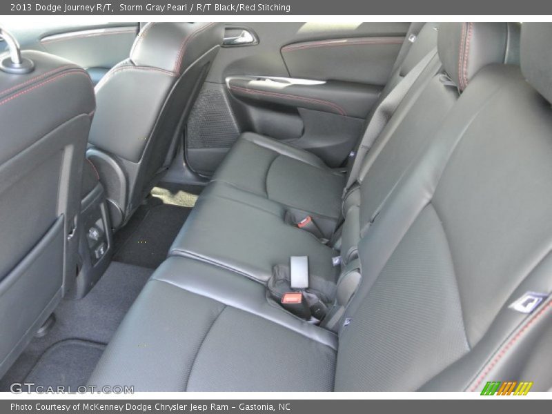 Storm Gray Pearl / R/T Black/Red Stitching 2013 Dodge Journey R/T
