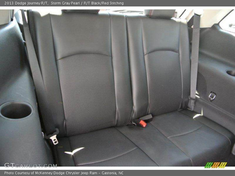 Storm Gray Pearl / R/T Black/Red Stitching 2013 Dodge Journey R/T