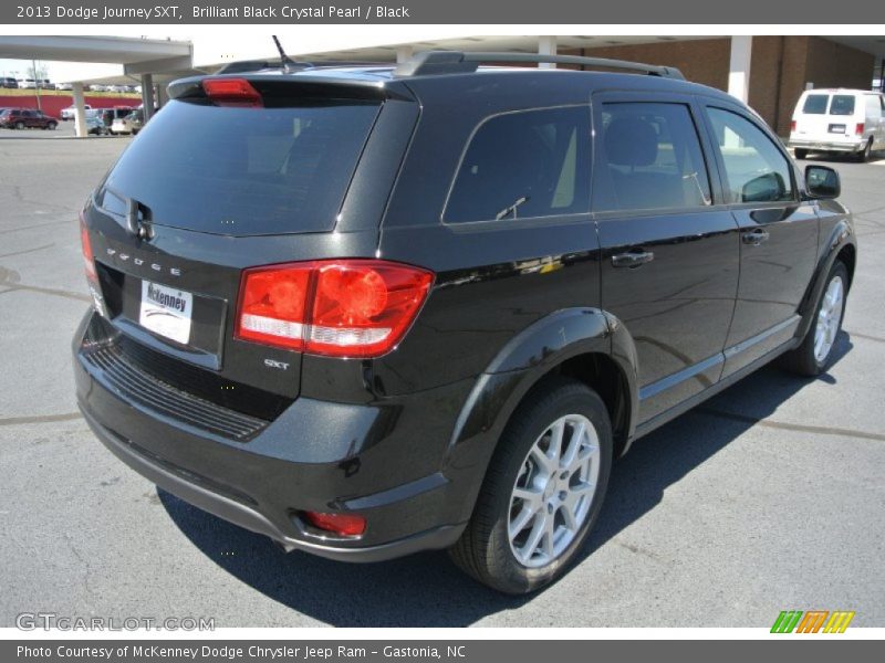 Brilliant Black Crystal Pearl / Black 2013 Dodge Journey SXT