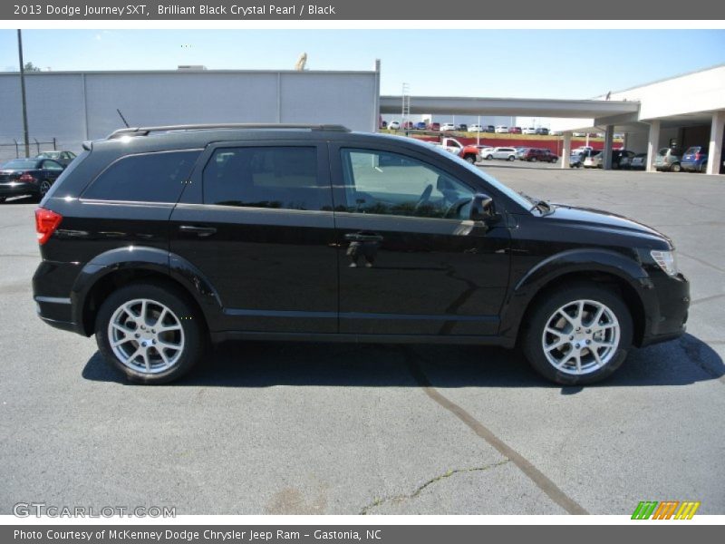 Brilliant Black Crystal Pearl / Black 2013 Dodge Journey SXT