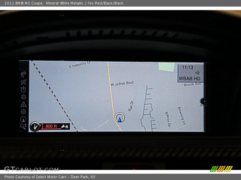 Mineral White Metallic / Fox Red/Black/Black 2011 BMW M3 Coupe