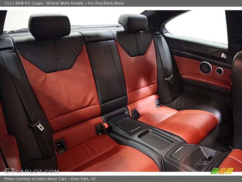 Mineral White Metallic / Fox Red/Black/Black 2011 BMW M3 Coupe