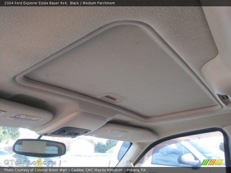 Black / Medium Parchment 2004 Ford Explorer Eddie Bauer 4x4