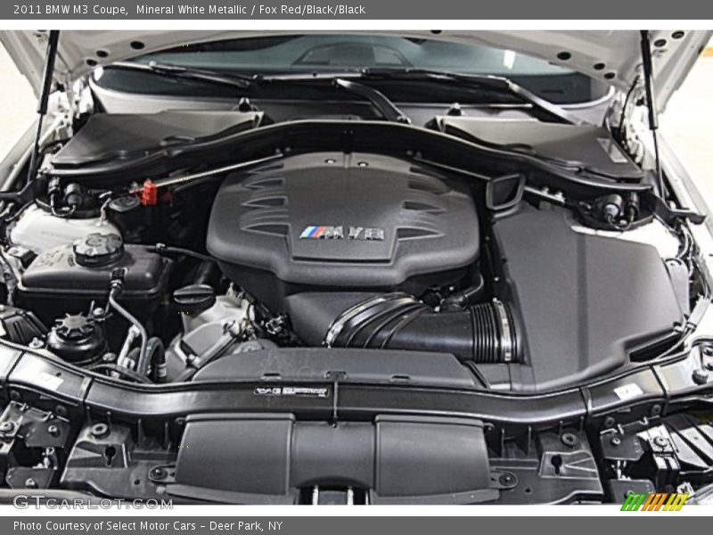 Mineral White Metallic / Fox Red/Black/Black 2011 BMW M3 Coupe