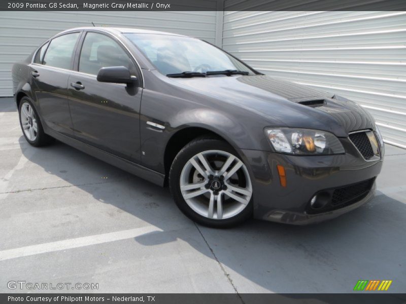 Magnetic Gray Metallic / Onyx 2009 Pontiac G8 Sedan