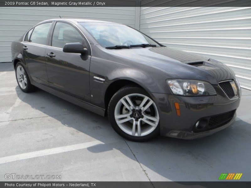 Magnetic Gray Metallic / Onyx 2009 Pontiac G8 Sedan