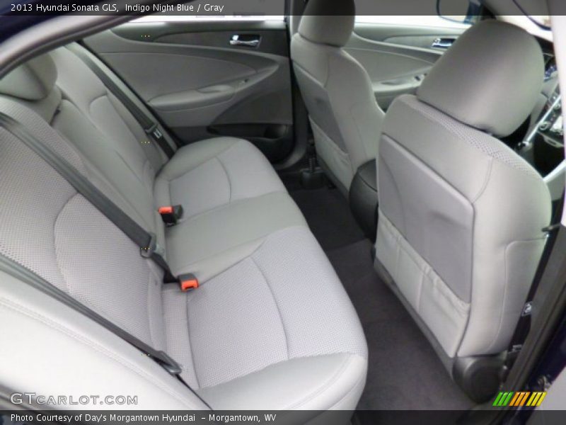 Indigo Night Blue / Gray 2013 Hyundai Sonata GLS