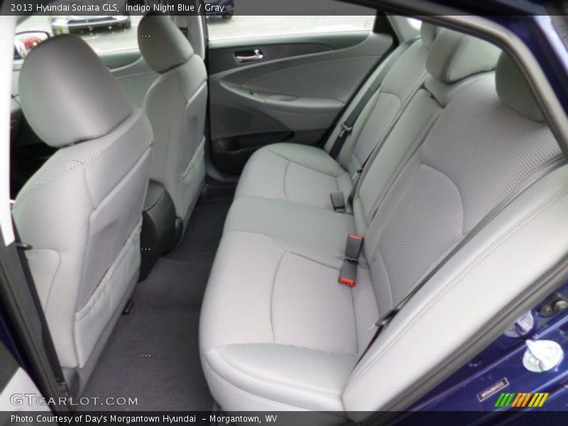 Indigo Night Blue / Gray 2013 Hyundai Sonata GLS
