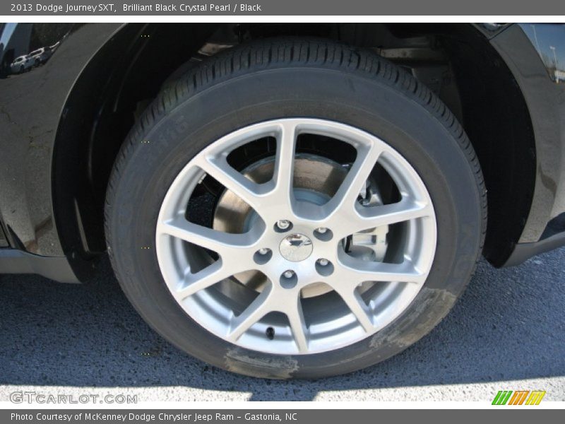 Brilliant Black Crystal Pearl / Black 2013 Dodge Journey SXT