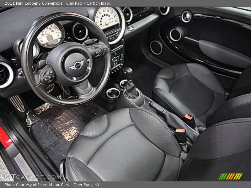 Chili Red / Carbon Black 2011 Mini Cooper S Convertible