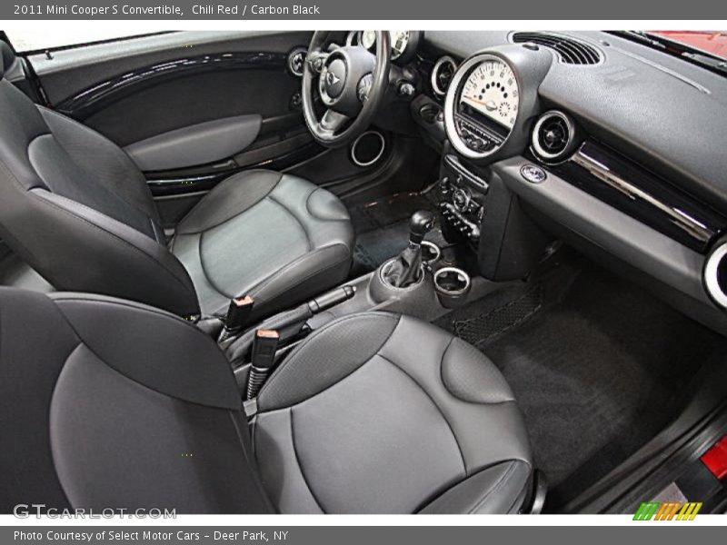 Chili Red / Carbon Black 2011 Mini Cooper S Convertible