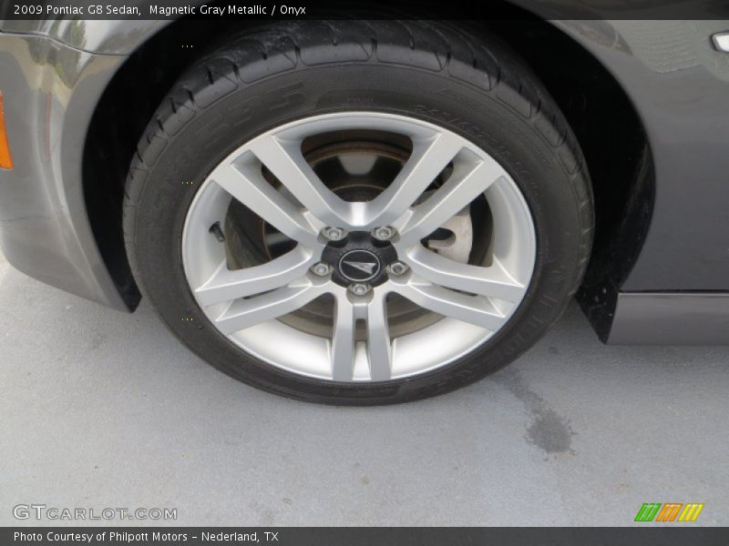 Magnetic Gray Metallic / Onyx 2009 Pontiac G8 Sedan