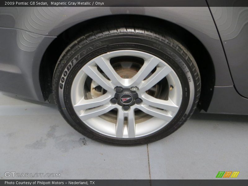 Magnetic Gray Metallic / Onyx 2009 Pontiac G8 Sedan