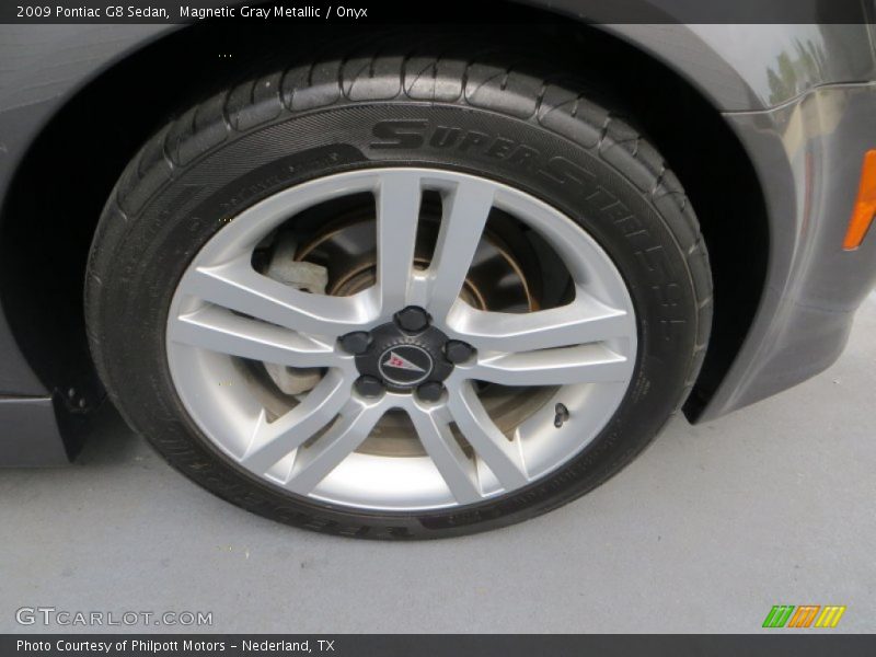 Magnetic Gray Metallic / Onyx 2009 Pontiac G8 Sedan