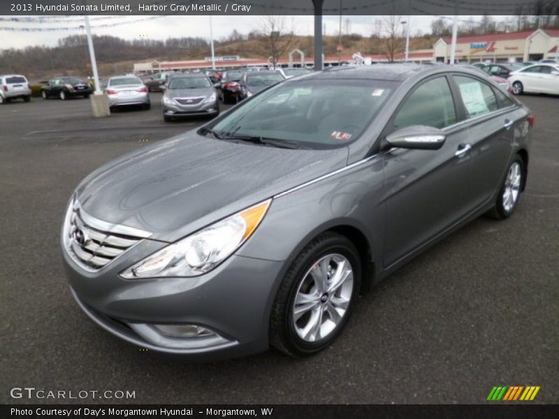 Harbor Gray Metallic / Gray 2013 Hyundai Sonata Limited