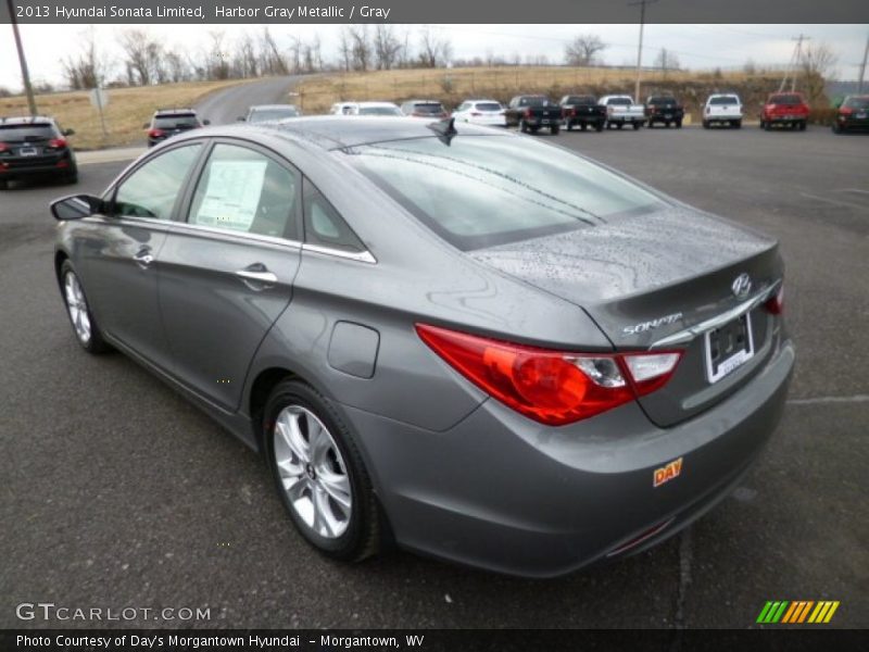 Harbor Gray Metallic / Gray 2013 Hyundai Sonata Limited