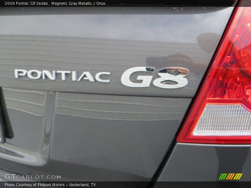 Magnetic Gray Metallic / Onyx 2009 Pontiac G8 Sedan