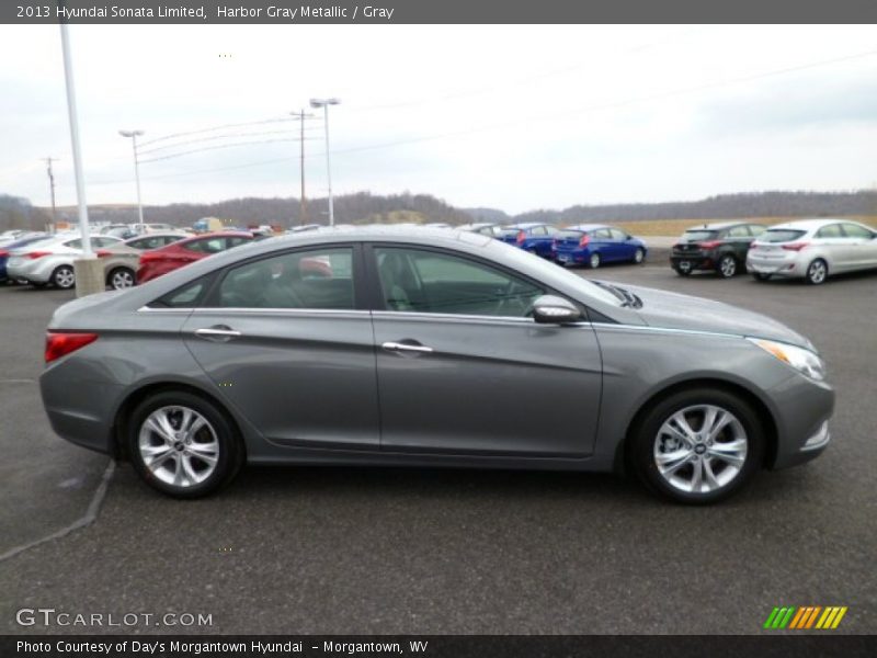 Harbor Gray Metallic / Gray 2013 Hyundai Sonata Limited
