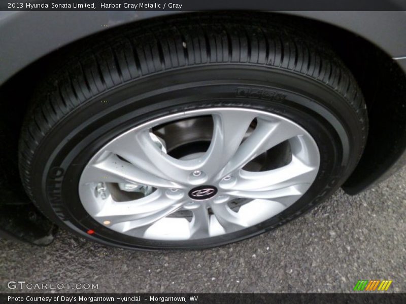 Harbor Gray Metallic / Gray 2013 Hyundai Sonata Limited