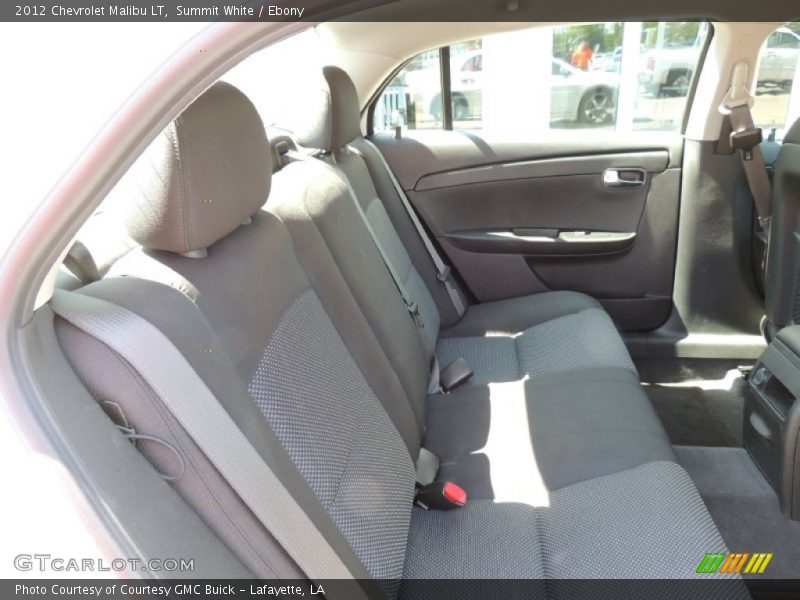 Summit White / Ebony 2012 Chevrolet Malibu LT