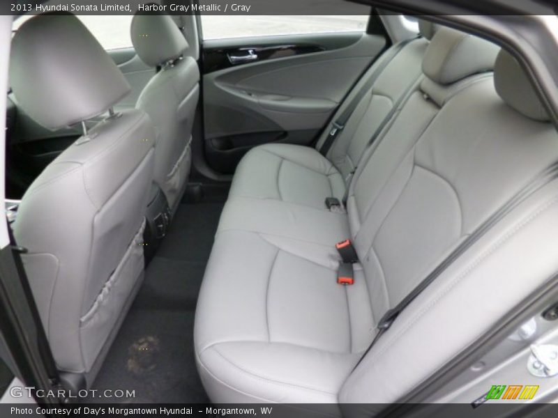 Harbor Gray Metallic / Gray 2013 Hyundai Sonata Limited