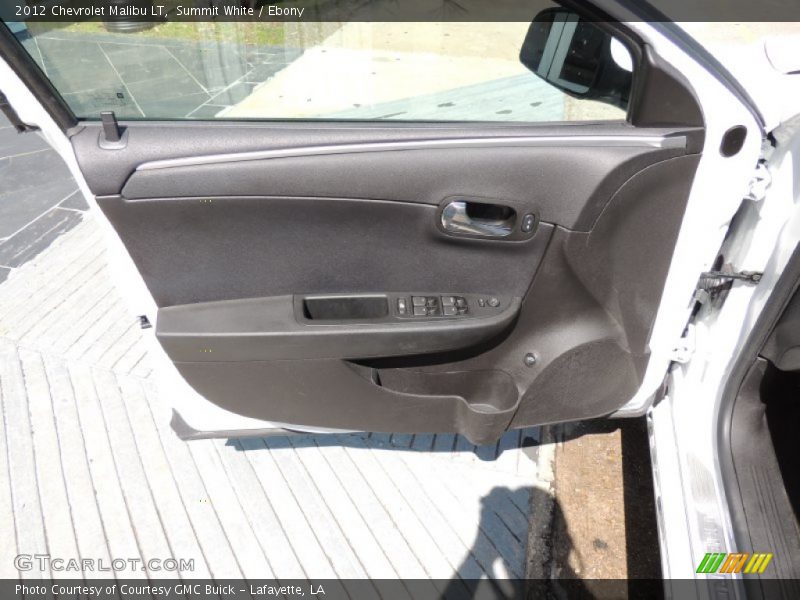 Summit White / Ebony 2012 Chevrolet Malibu LT