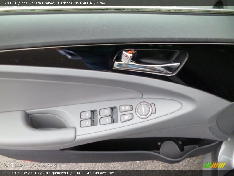Harbor Gray Metallic / Gray 2013 Hyundai Sonata Limited