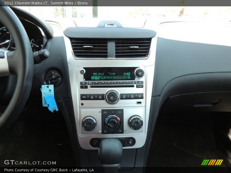 Summit White / Ebony 2012 Chevrolet Malibu LT