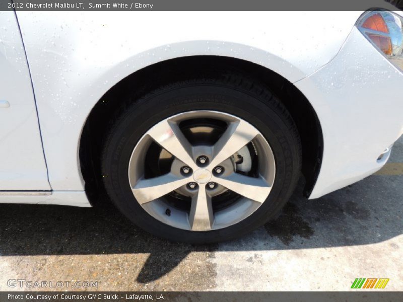Summit White / Ebony 2012 Chevrolet Malibu LT