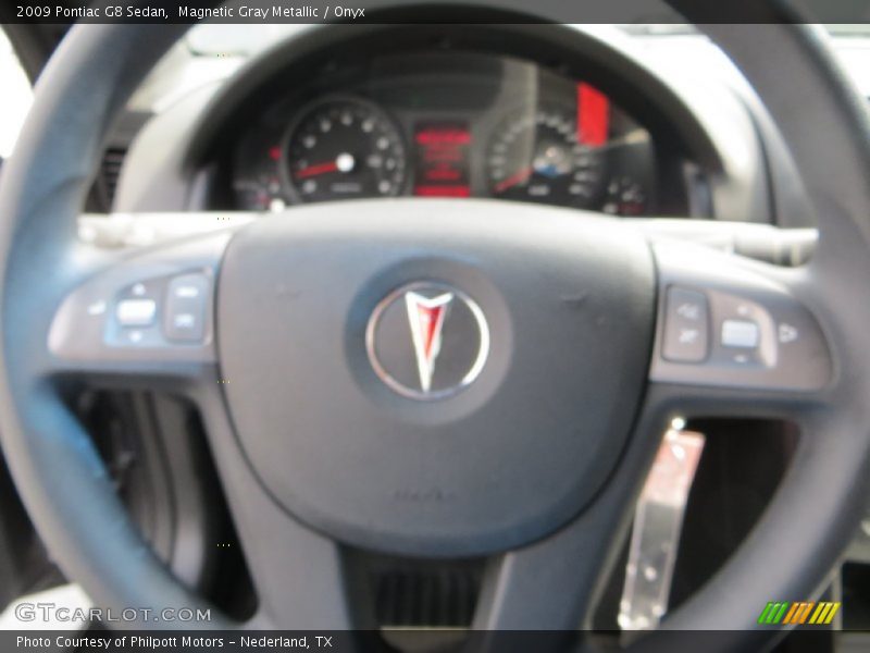Magnetic Gray Metallic / Onyx 2009 Pontiac G8 Sedan