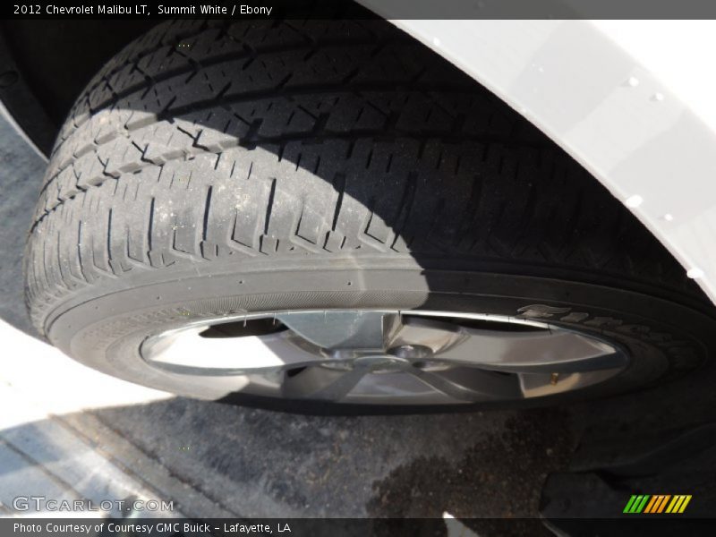 Summit White / Ebony 2012 Chevrolet Malibu LT