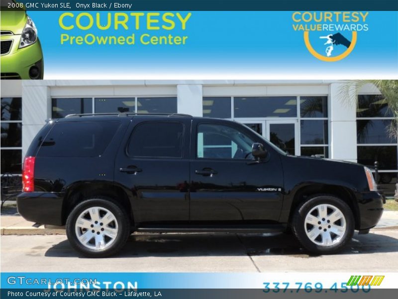 Onyx Black / Ebony 2008 GMC Yukon SLE