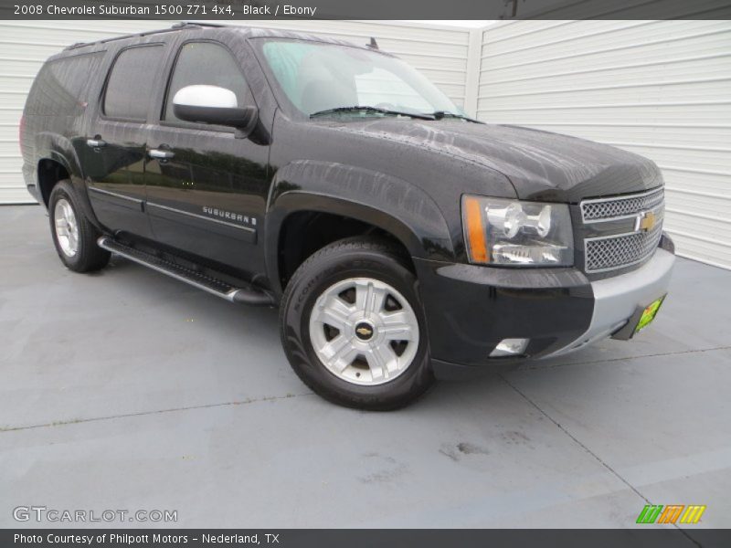 Black / Ebony 2008 Chevrolet Suburban 1500 Z71 4x4