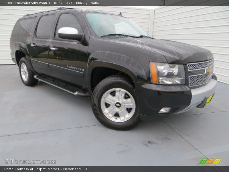 Black / Ebony 2008 Chevrolet Suburban 1500 Z71 4x4