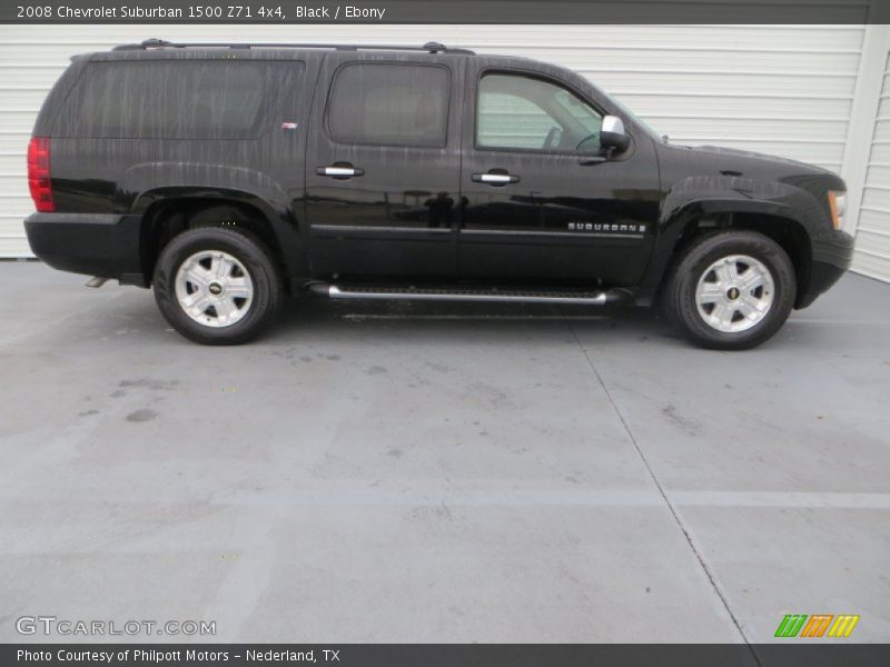 Black / Ebony 2008 Chevrolet Suburban 1500 Z71 4x4