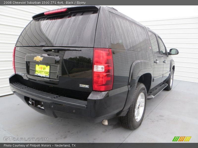 Black / Ebony 2008 Chevrolet Suburban 1500 Z71 4x4