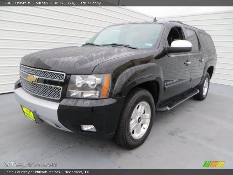 Black / Ebony 2008 Chevrolet Suburban 1500 Z71 4x4