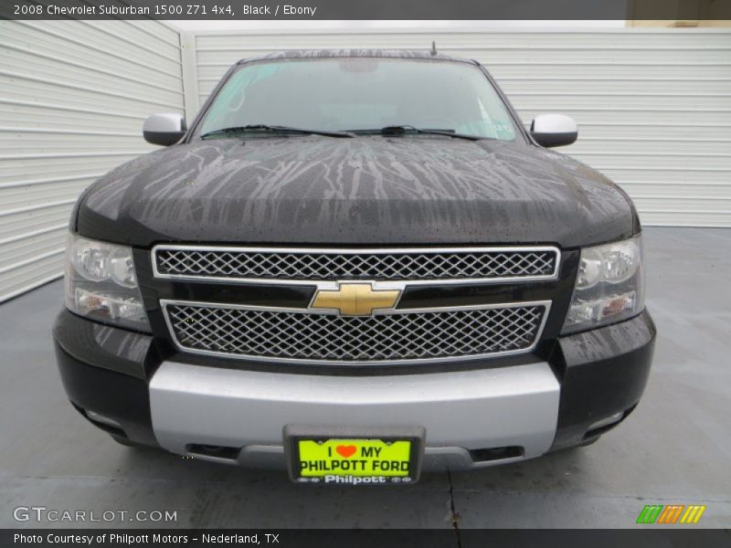 Black / Ebony 2008 Chevrolet Suburban 1500 Z71 4x4