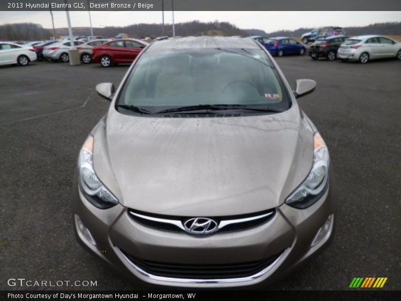 Desert Bronze / Beige 2013 Hyundai Elantra GLS
