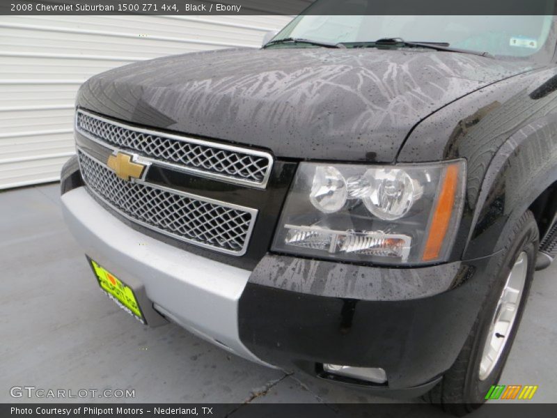 Black / Ebony 2008 Chevrolet Suburban 1500 Z71 4x4