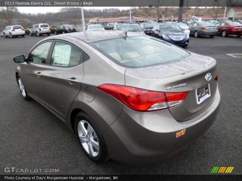 Desert Bronze / Beige 2013 Hyundai Elantra GLS