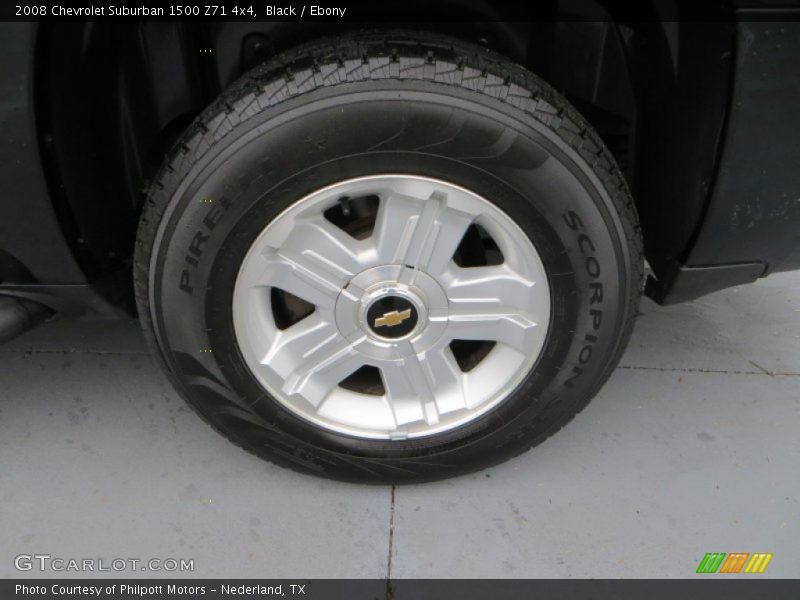 Black / Ebony 2008 Chevrolet Suburban 1500 Z71 4x4