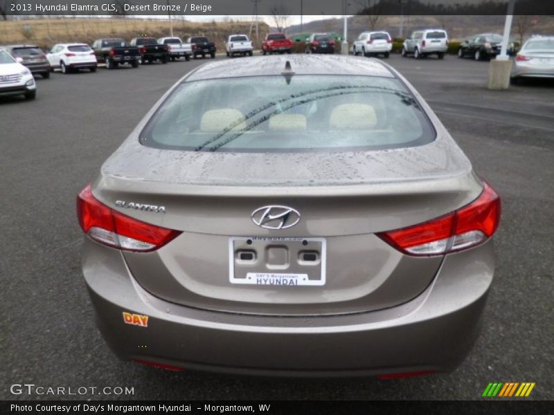 Desert Bronze / Beige 2013 Hyundai Elantra GLS