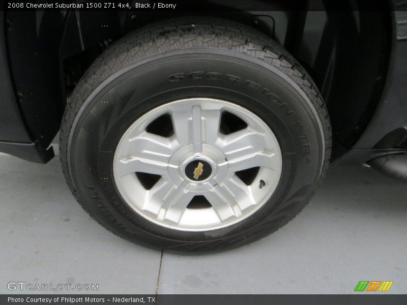 Black / Ebony 2008 Chevrolet Suburban 1500 Z71 4x4