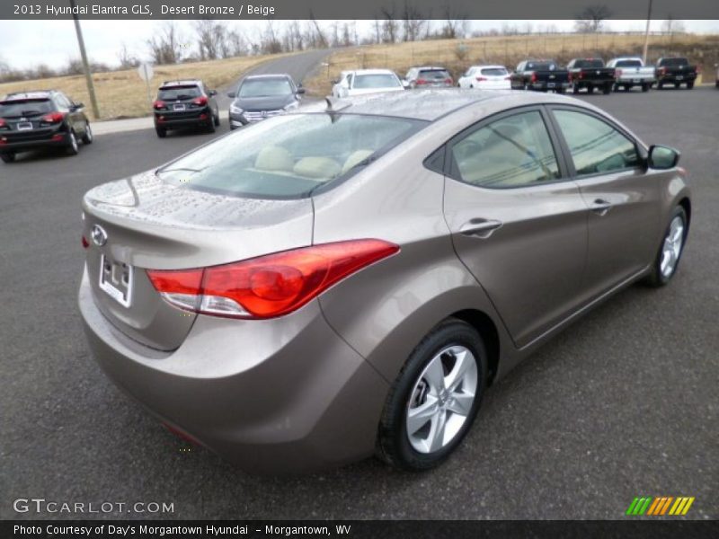 Desert Bronze / Beige 2013 Hyundai Elantra GLS