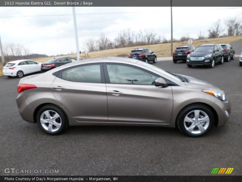 Desert Bronze / Beige 2013 Hyundai Elantra GLS
