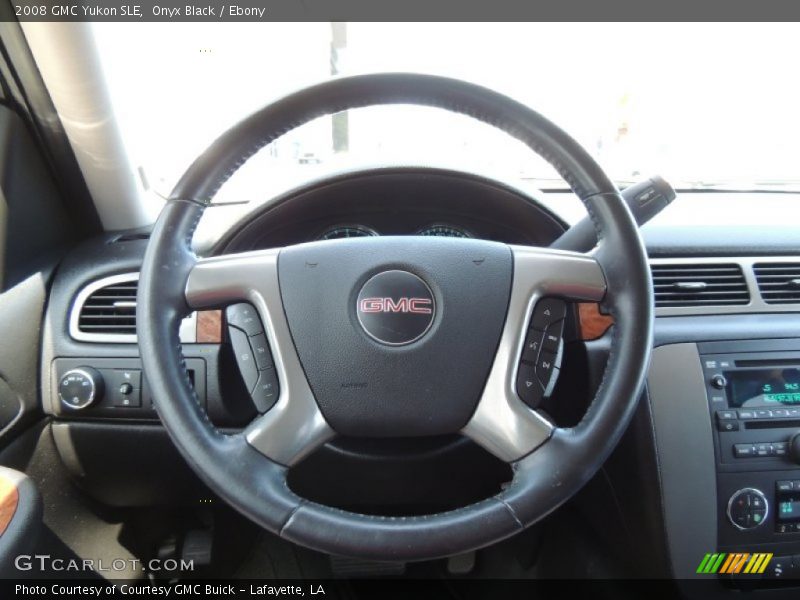 Onyx Black / Ebony 2008 GMC Yukon SLE