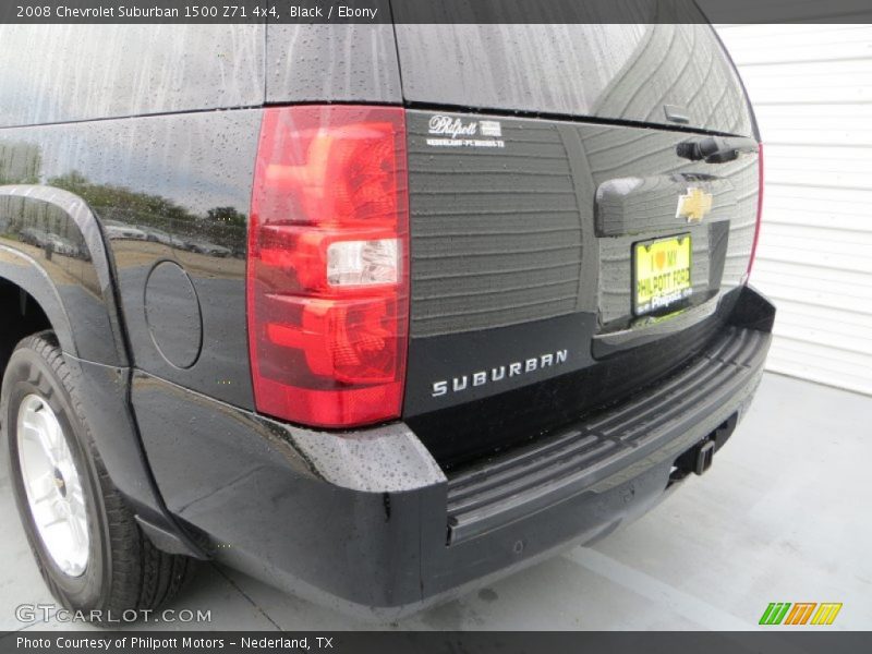 Black / Ebony 2008 Chevrolet Suburban 1500 Z71 4x4