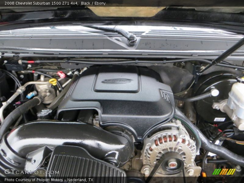 Black / Ebony 2008 Chevrolet Suburban 1500 Z71 4x4
